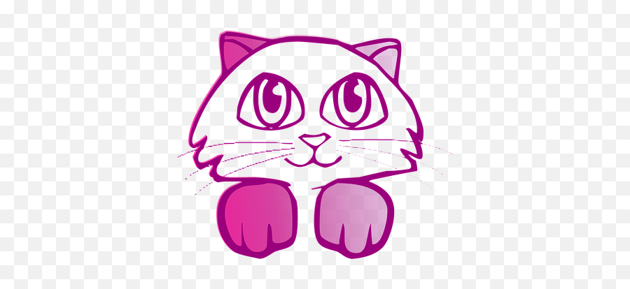 70 Free Pink Cat U0026 Cat Illustrations - Pixabay Black And White Cat Face Clipart Black Emoji,Pink Cat Emoji