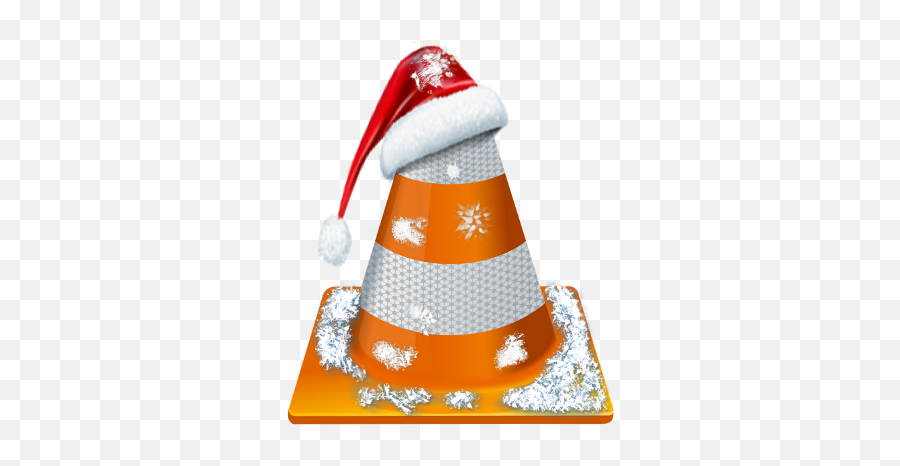 Apple - Vlc Media Player Christmas Hat Emoji,Holiday Emoji Keyboard