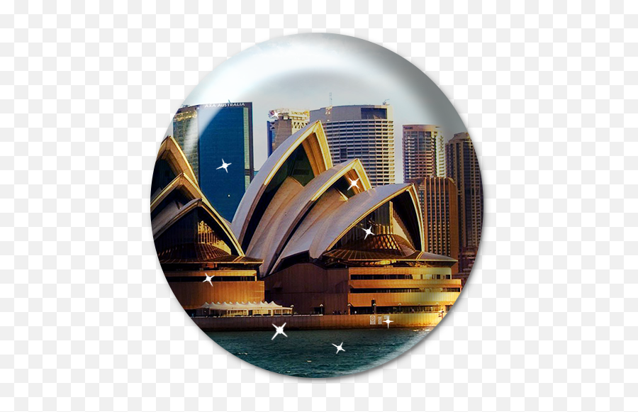 Opera House Gold Wallpaper - Sydney Opera House Emoji,Sydney Opera House Emoji