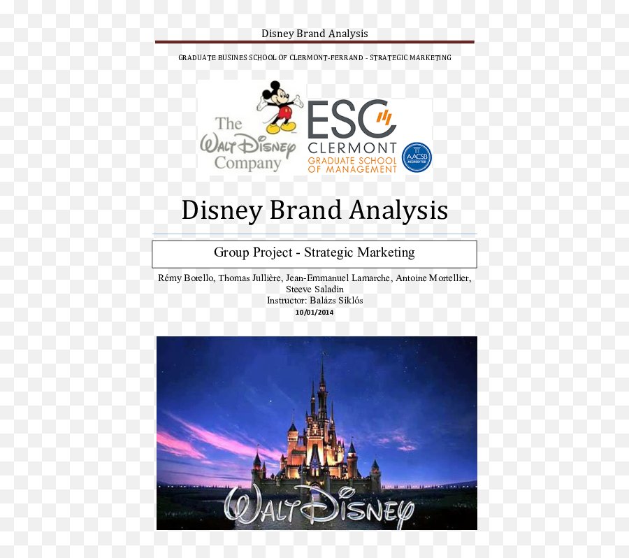 Disney Brand Analysis Graduate - Brand Elements Of Disney Emoji,Brand Mantra Emotion
