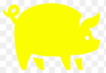 Yellow Pig Icon - Free Yellow Animal Icons Gold Pig Icon Emoji,How To Make A Pig Nose Emoticon