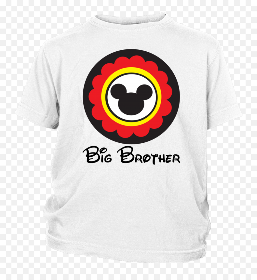 Mickey Mouse Inspired Big Brother Youth - Fortnite Shirts For Kids Emoji,Bigbrother Emoticon