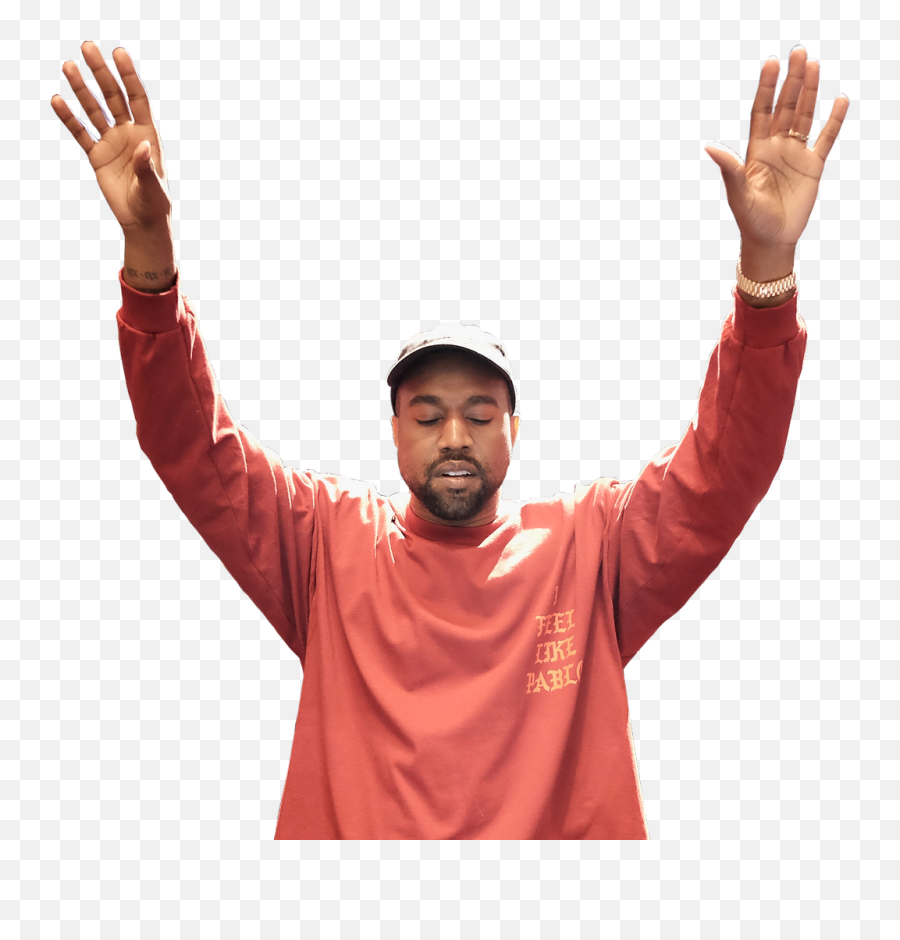 Hands Up Hands Up Kanye West - Daedalusdronescom Kanye West Poster Emoji,Hand Gripping Hand Tightly Emotion