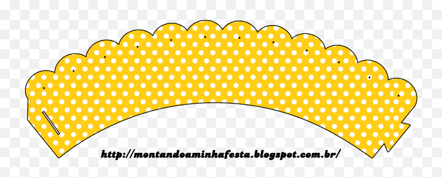 Yellow With Polka Dots Free Printable Party Kit Oh My - Saia De Cupcake Da Moranguinho Baby Emoji,Emoji Birthday Invitations Free