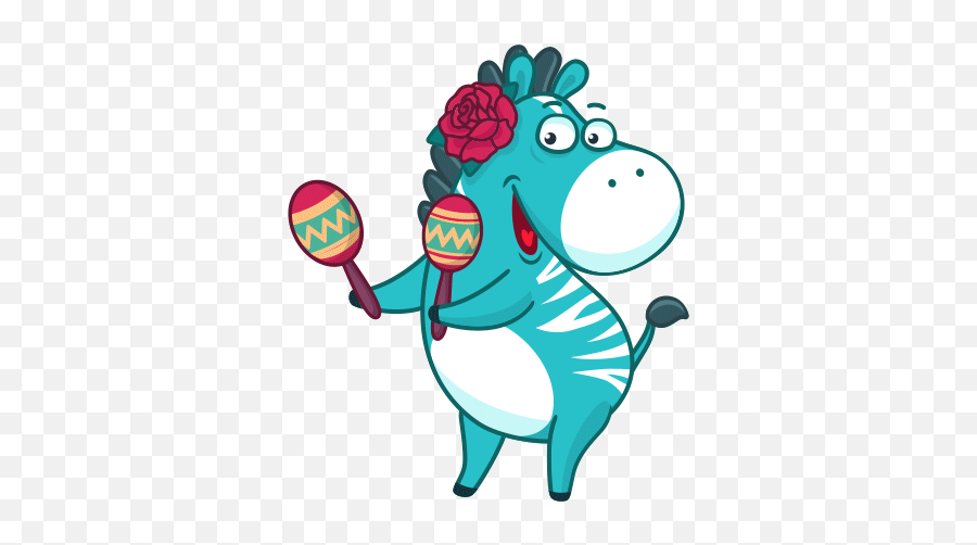 Minty Zebra - Telegram Animated Stickers On Behance In 2020 Minty Zebra Gif Emoji,Weab Emoticons