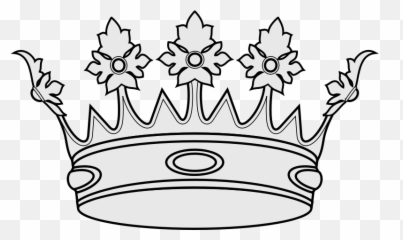 Library Of Crown And Scepter Image Black And White Library - Tiara Crown Images Drawing Emoji,Prince Crown Emoticon