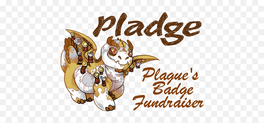 Pladge Plagueu0027s Badge Fundraiser Adoptables Flight Rising - Fictional Character Emoji,New Emojis Skink