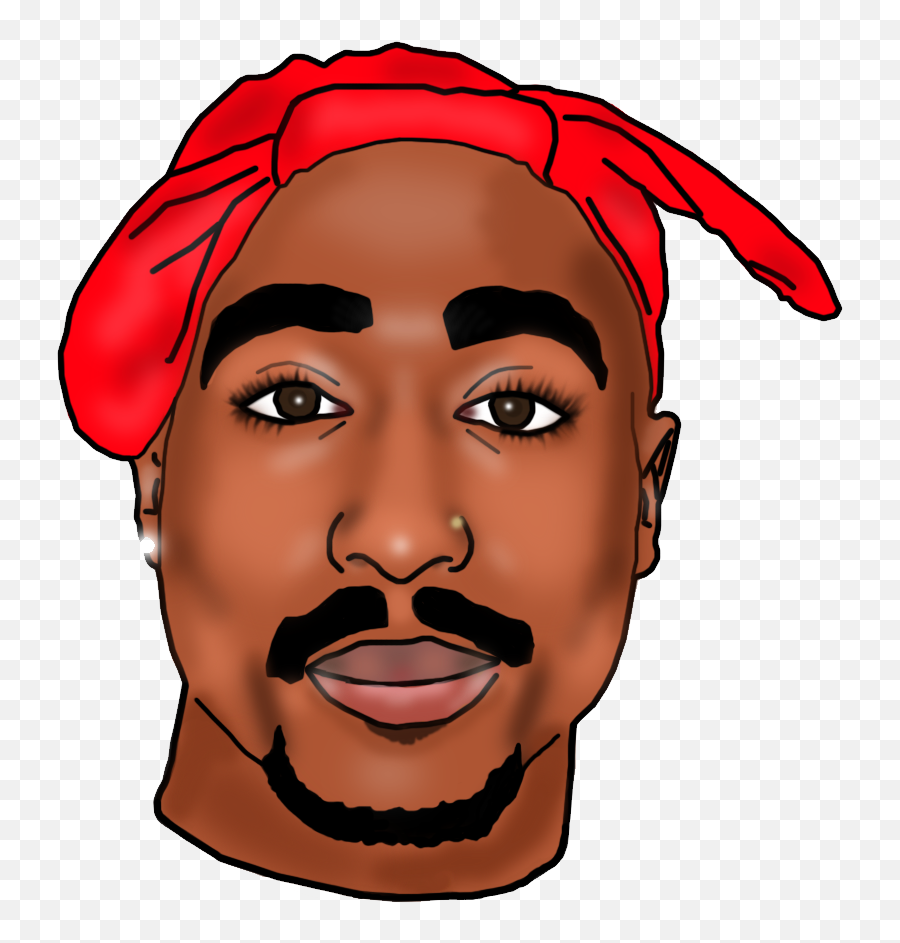 2pac - Tupac Clipart Emoji,2pac Emoji