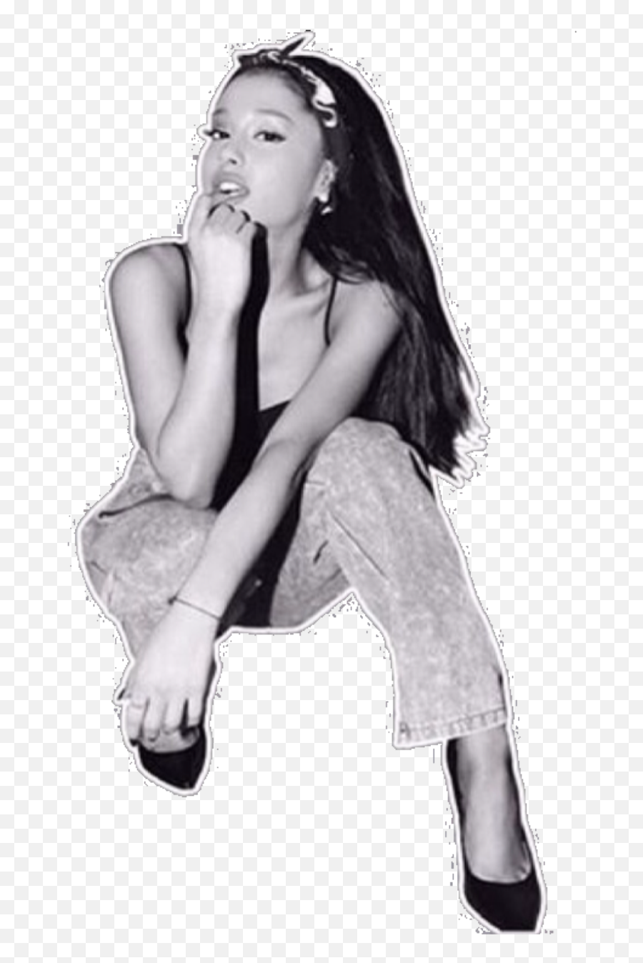 Aesthetic Ariana Grande Transparent Background - Largest Ariana Grande Cute Png Emoji,Ariana Grande Emoji