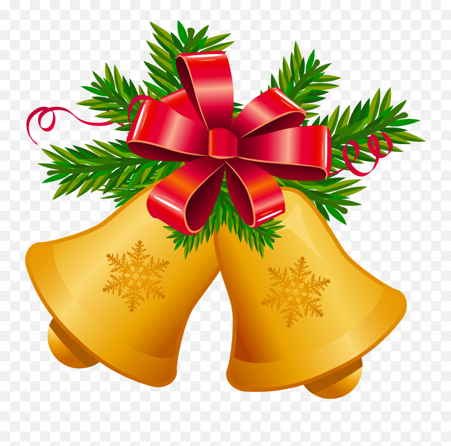 Christmas Jingle Bell Clip Art - Christmas Bell Png Hd Emoji,Jingle Bell Emoticon