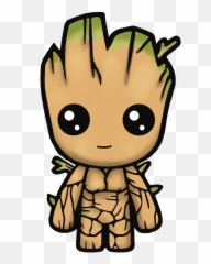 Groot Baby Groot Sticker - Easy Simple Groot Drawing Emoji,Groot Emoji Facebook