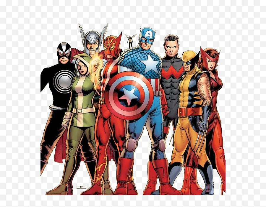 Comics Vengadores Png - Los Vengadores Png Clipart Similares Wolverine Manlet Emoji,Como Aparecen Los Emojis De Los Avengers