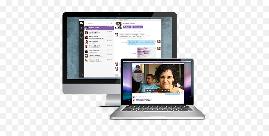 Viber For Mac Gets Typing Indicator Group Messaging - Video Chat Ui Desktop Emoji,Emoticons Outlook 2013