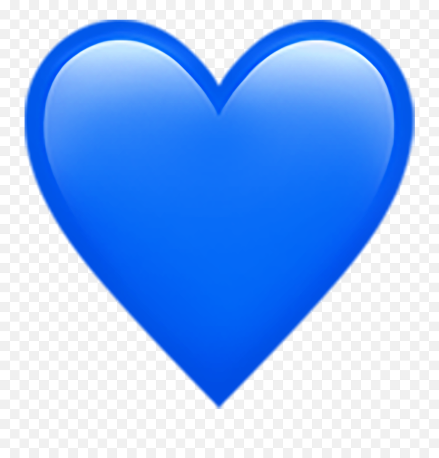 Blue Hearts Emoji Tumblr - Transparent Heart Iphone Emojis,Emoticon Blue Butterfly Meaning