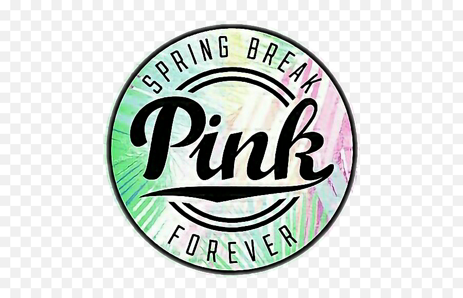 Spring Break Pink Forever Sticker - Dot Emoji,Spring Break Emoji