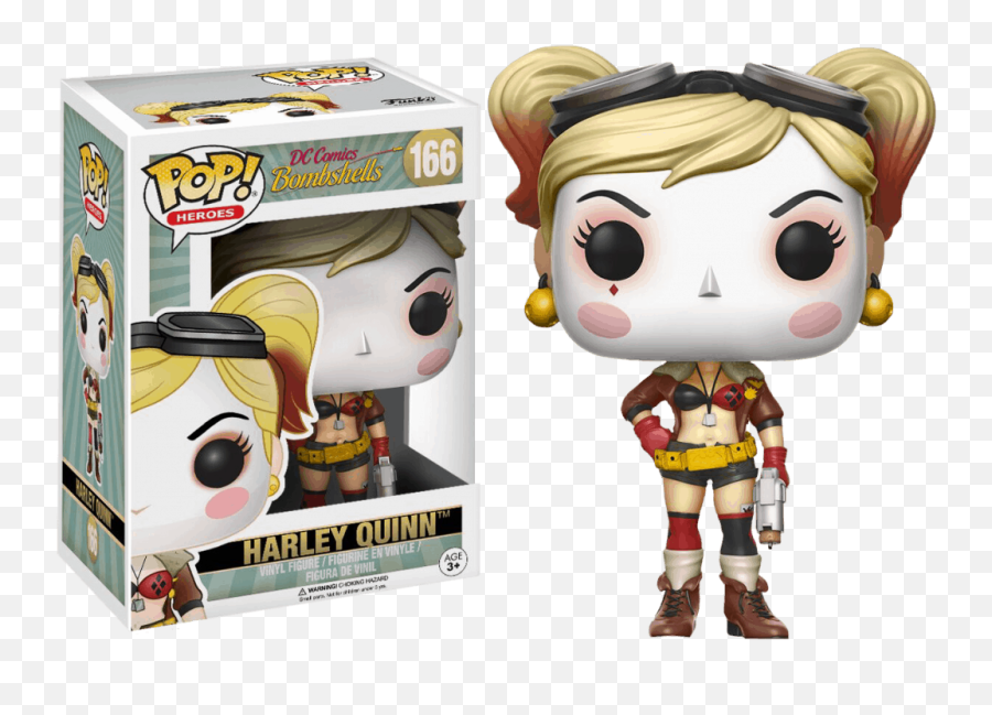 Dc Bombshells Funko Pops - Who Runs The World Girls Nerd Emoji,Harley Quinn Shirts All Of Her Emotions