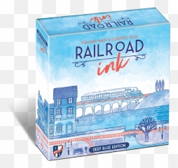 Railroad Ink Deep Blue Edition - Horrible Guild Railroad Ink Deep Blue Edition Emoji,Steam Emoticon Saturnlia
