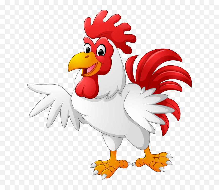 Transparent Cartoon Chicken Png Emoji,Rooster And Peach Emoji