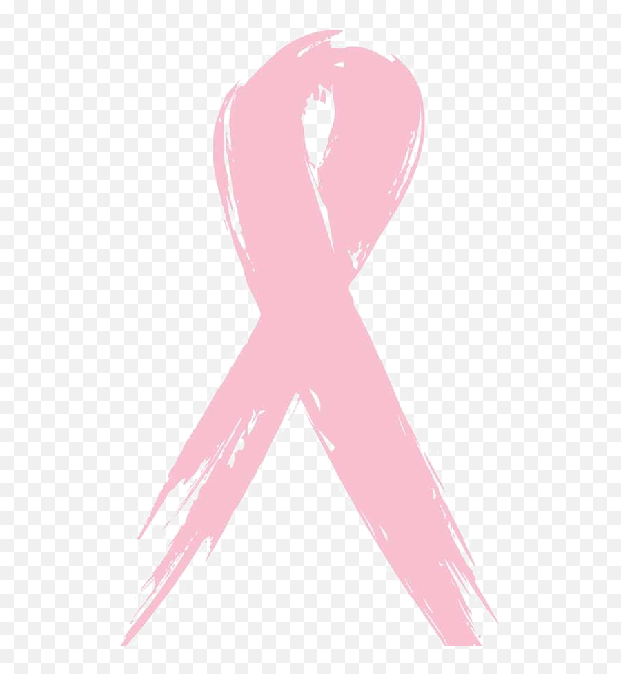 Cancer Ribbon Png - Vector Brush Stroke Cancer Ribbon Emoji,Pink Bow Breast Cancer Emoji