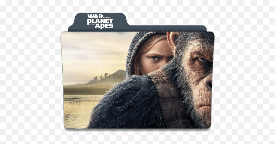 War For The Planet Of The Apes Folder - Designbust War For The Planet Of The Apes Folder Icon Emoji,Ape Emoji Png