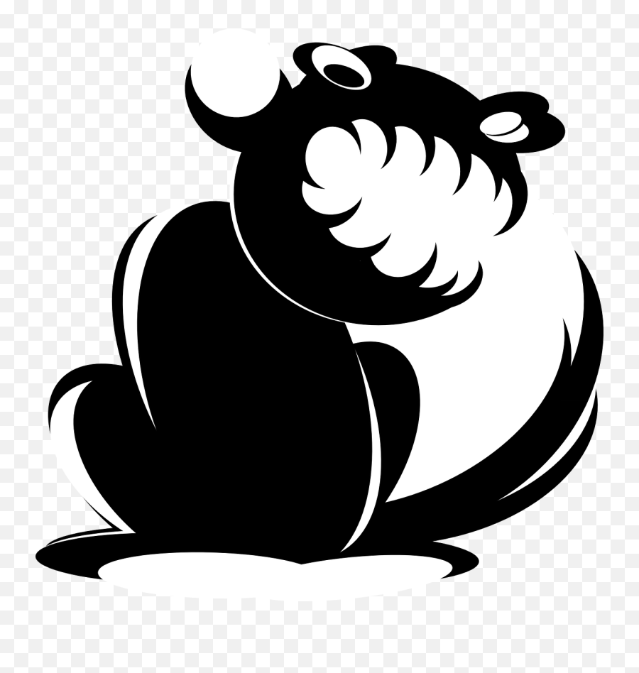 Evil Squirrel Silhouette - Clip Art Monster Black Emoji,Squrrel Emoji