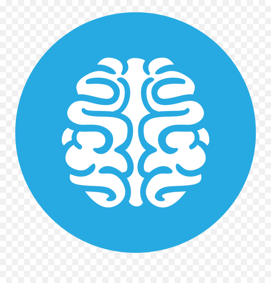 12 Brain Iconpng Sticker Images - Abstract Brain Art Blue Brain Icon Png Emoji,Brain Emoji