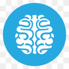 12 Brain Iconpng Sticker Images - Abstract Brain Art Blue Brain Icon Png Emoji,Brain Emoji