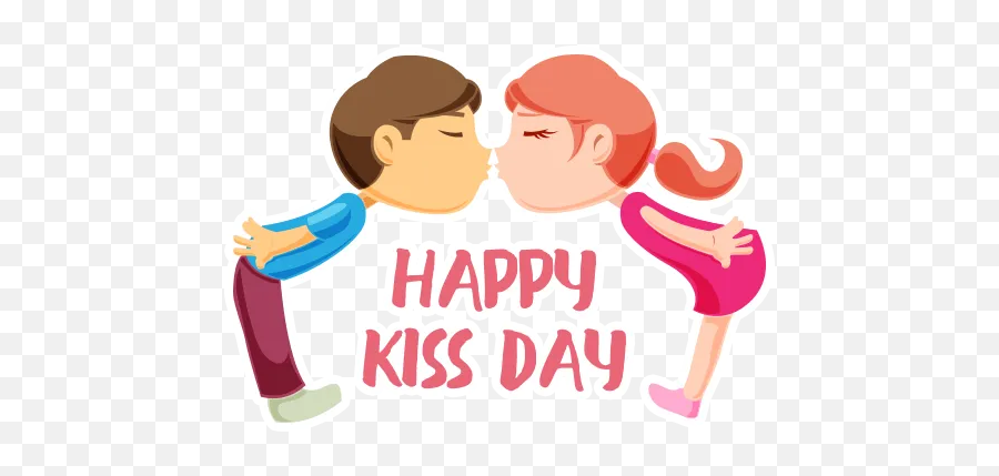Kiss Day By Marcossoft - Sticker Maker For Whatsapp Emoji,Kiss On Cheek Whatsapp Emoticon