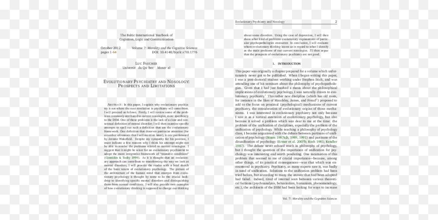 Pdf Evolutionary Psychiatry And Nosology Prospects And Emoji,Stephen Stich Emotion