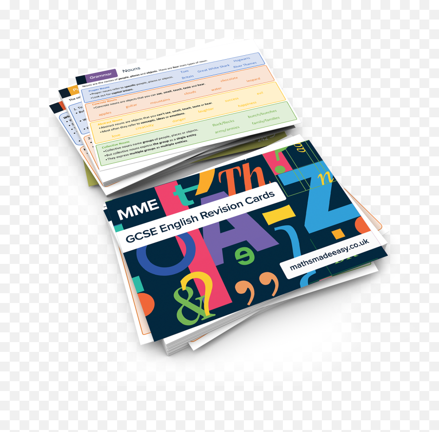 Gcse English Revision Cards The Fundamentals - Horizontal Emoji,Emotions Flash Cards