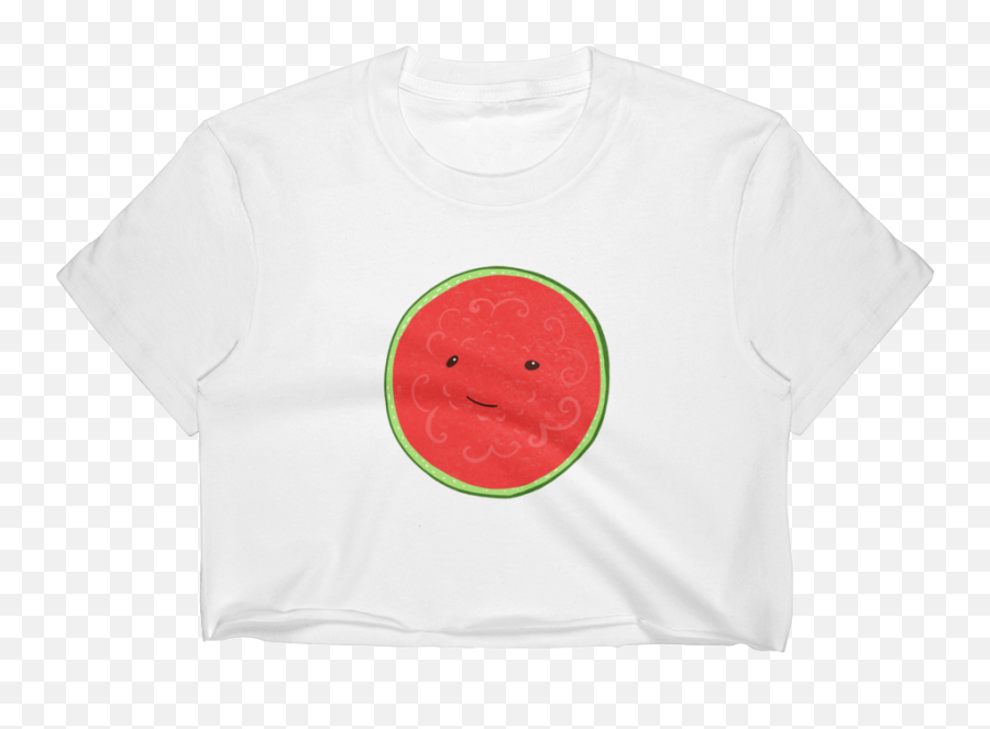 Seeded Watermelon Crop Top U2013 Miami Fruit Emoji,Watermelon Emoji