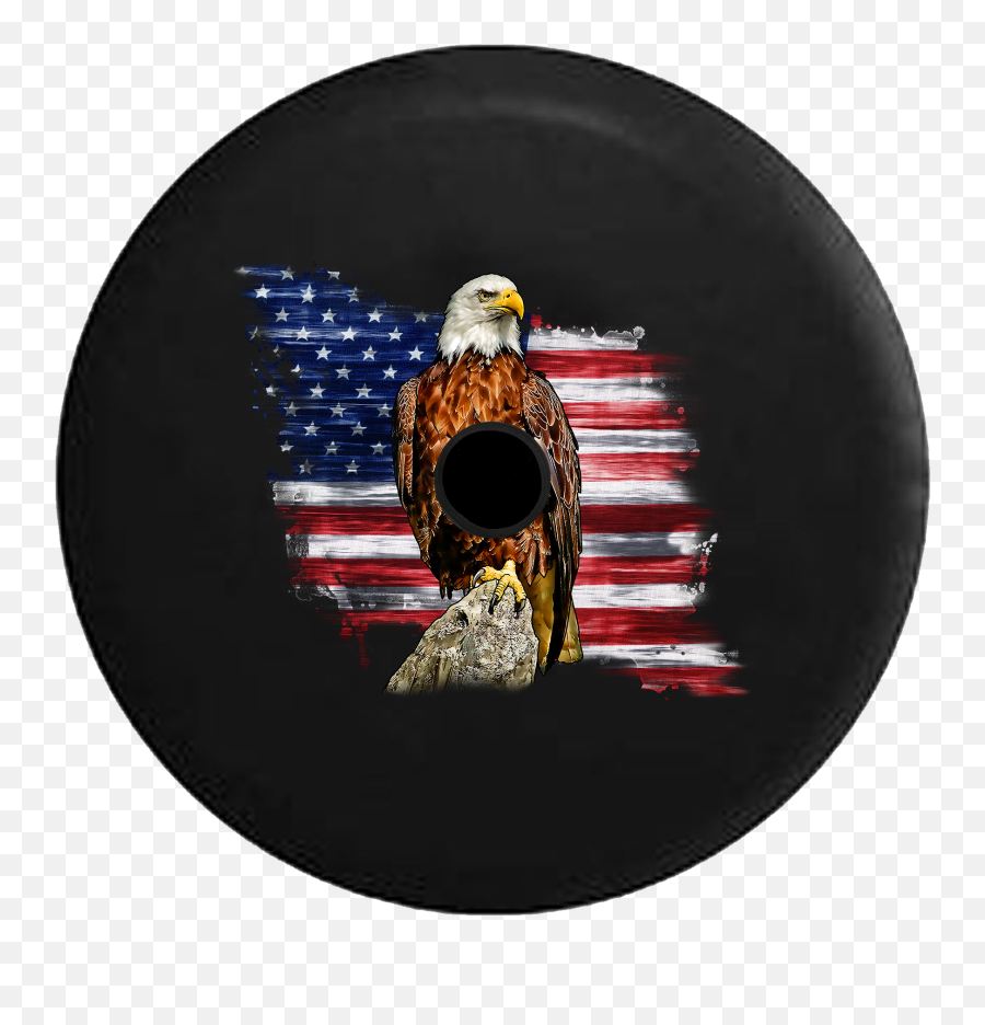 Jeep Wrangler Spare Tire Cover Backup Camera Emoji,Eagle Flag Emoji