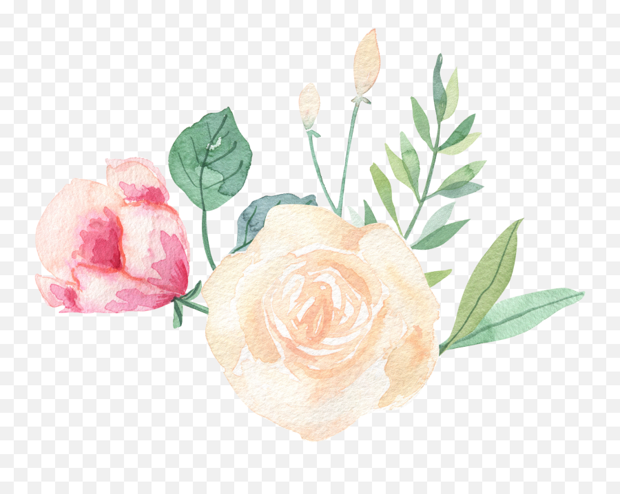 Boquet Bouquet Watercolor Sticker Emoji,Boquet Emoji