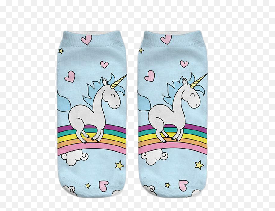 Unique Unicorn Socks - Sock Emoji,Emoji Knee Socks