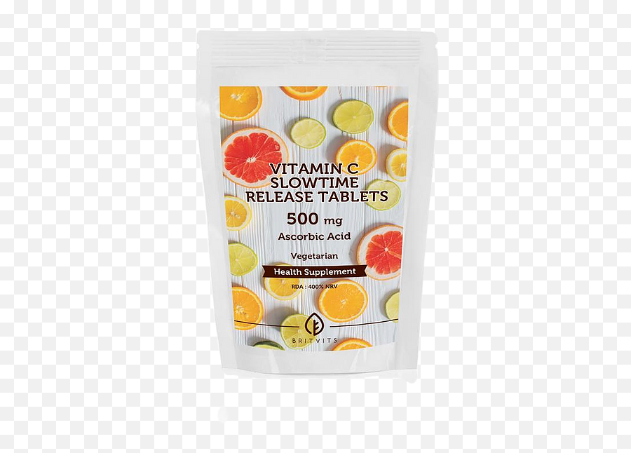 Vitamin C 500mg Slow Time Release Tablets Supplements Other - Orange Emoji,Brit Emoji