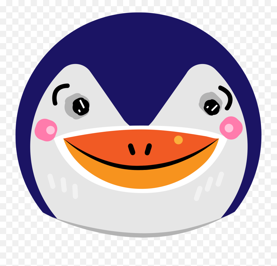 Penguin Head Clipart Free Download Transparent Png Creazilla - Happy Emoji,Penguin Emoticons