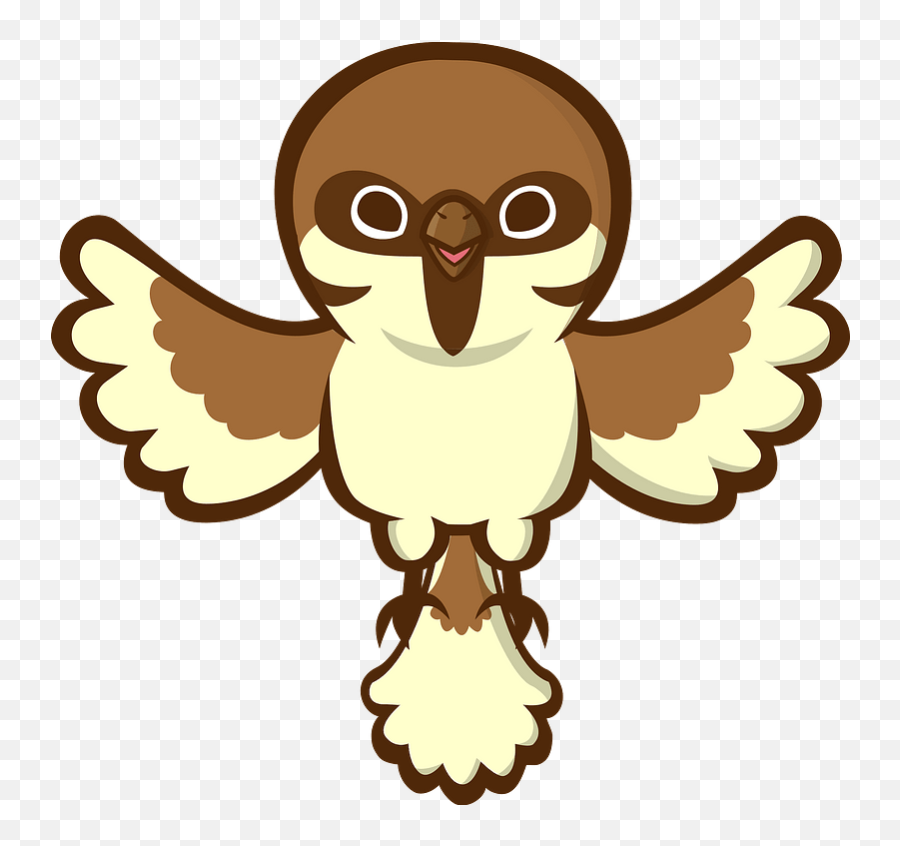 Eurasian Tree Sparrow Clipart Emoji,Sparrow Emoji