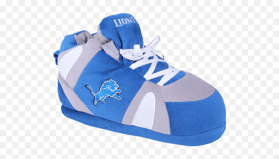 Detroit Lions - Round Toe Emoji,Womens Emoji Slippers