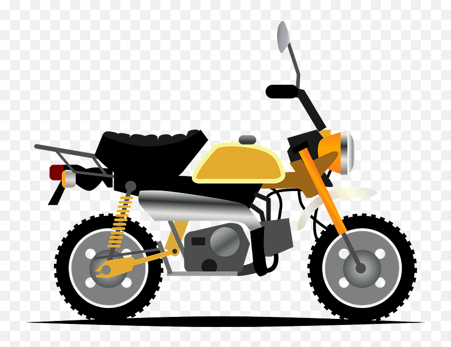 Honda Z Series Minibike Clipart - Motorcycle Emoji,Honda Symbol Emoji