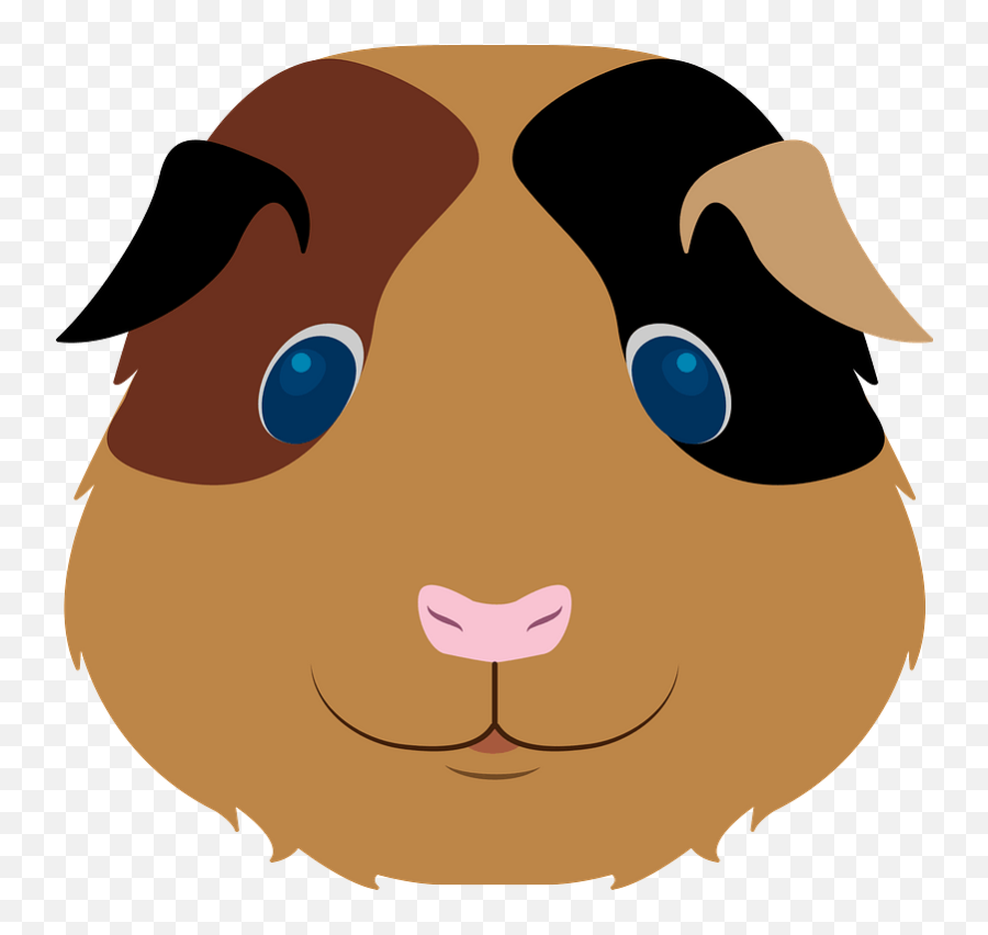 Guinea Pig Face Clipart - Craft Guinea Pig Mask Emoji,Guinea Pig Emoji