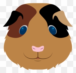 Guinea Pig Face Clipart - Craft Guinea Pig Mask Emoji,Guinea Pig Emoji
