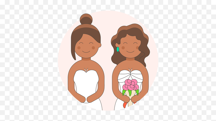 Lesbian Gowns 4 Download - Lesbian Logo Png Emoji,Gay Emoji Icons