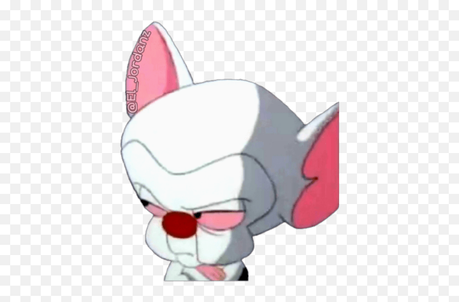 Pinky Cerebro - Fictional Character Emoji,Pinky And The Brain Emoticon