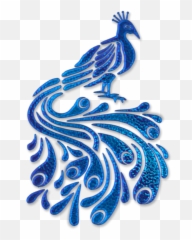 Mq Blue Peacock Feathers Bird Sticker Emoji,Peacock Emoji