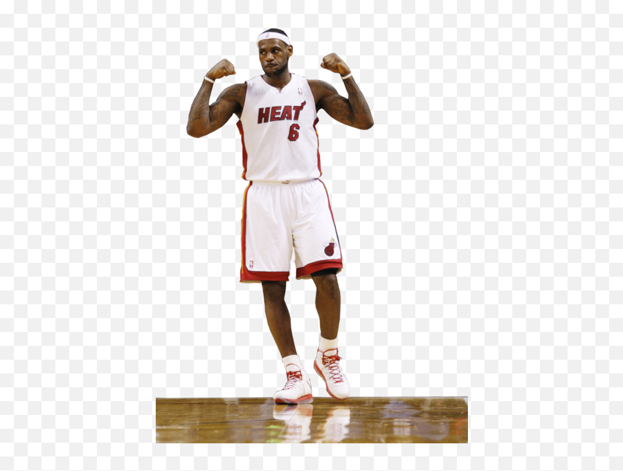 New Lebron James Full Body With Floor - Miami Lebron Png Emoji,Miami Heat Emojis