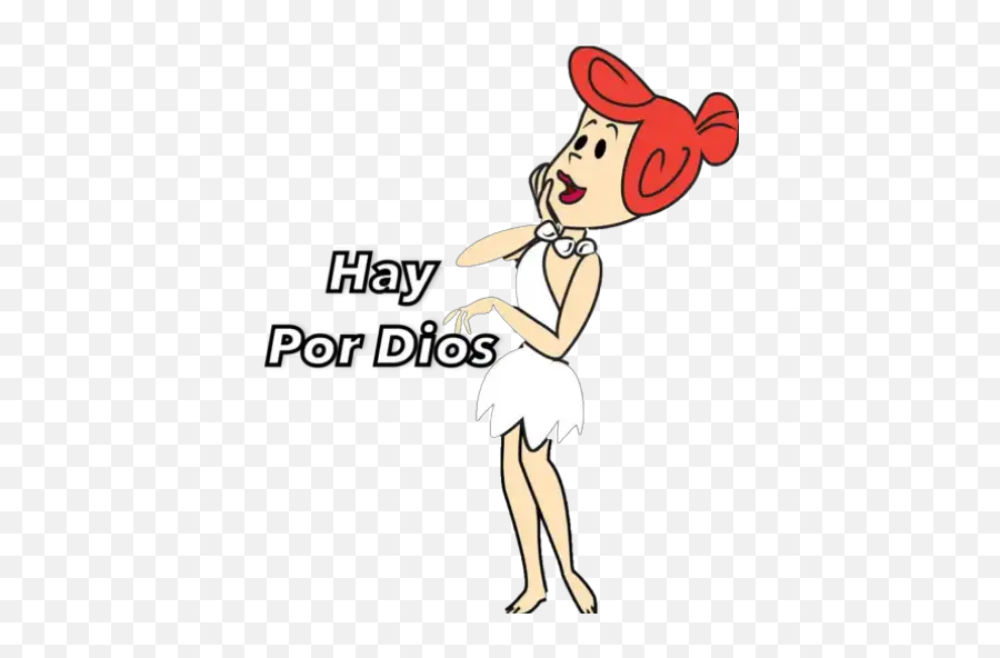 Los Picapiedras Stickers For Whatsapp - Sexy Wilma Cosplay Emoji,Love Hecho Con Emojis