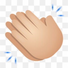 Clapping Hands Light Skin Tone Icon - Safety Glove Emoji,Emoji Skin Tone Android