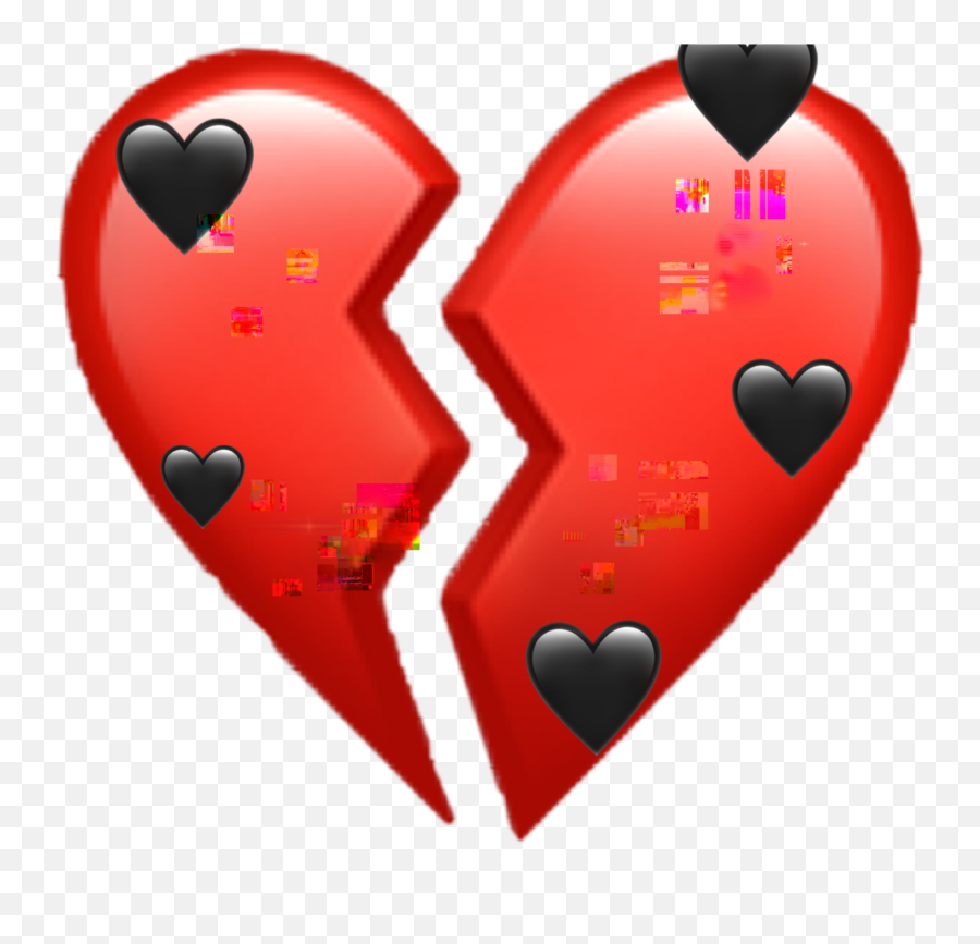 Discover Trending Broken Stickers Picsart - Transparent Blue Broken Heart Emoji,Asian Emoji U V U