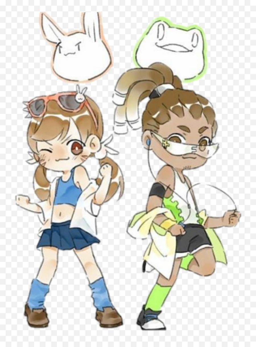 Dvaxlucio Overwatch Dva Sticker - Overwatch Dva Fanart Lucio Emoji,Emojis For Lucio Overwatch