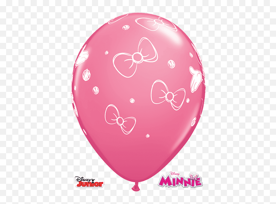 10 X 11 Disney Minnie Mouse Assorted Qualatex Latex - Hens Night Emoji,Heart Shaped Mickey Emoji